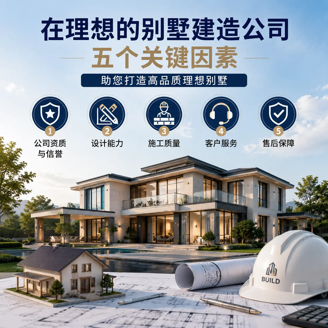 在 晴隆 找到理想别墅建造公司的五个关键因素