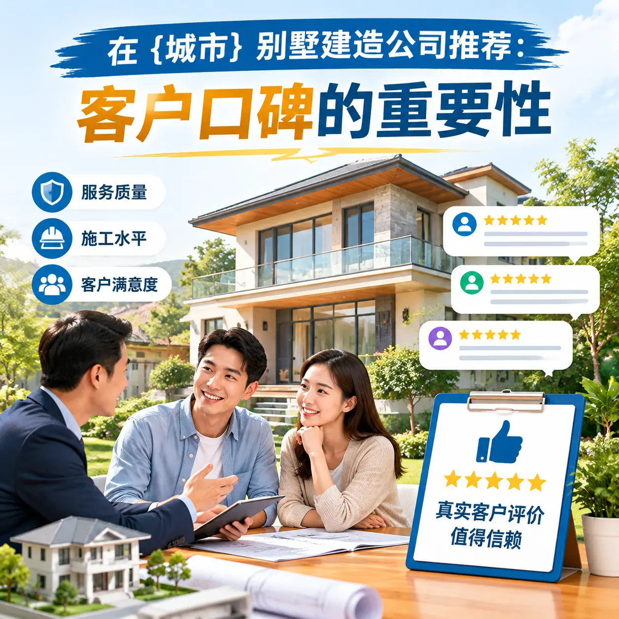 在 晴隆 别墅建造公司推荐：客户口碑的重要性