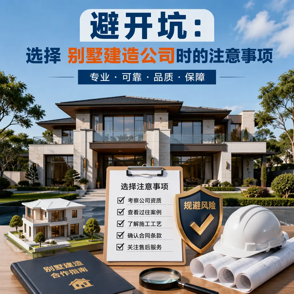 避开坑:选择 晴隆 别墅建造公司时的注意事项