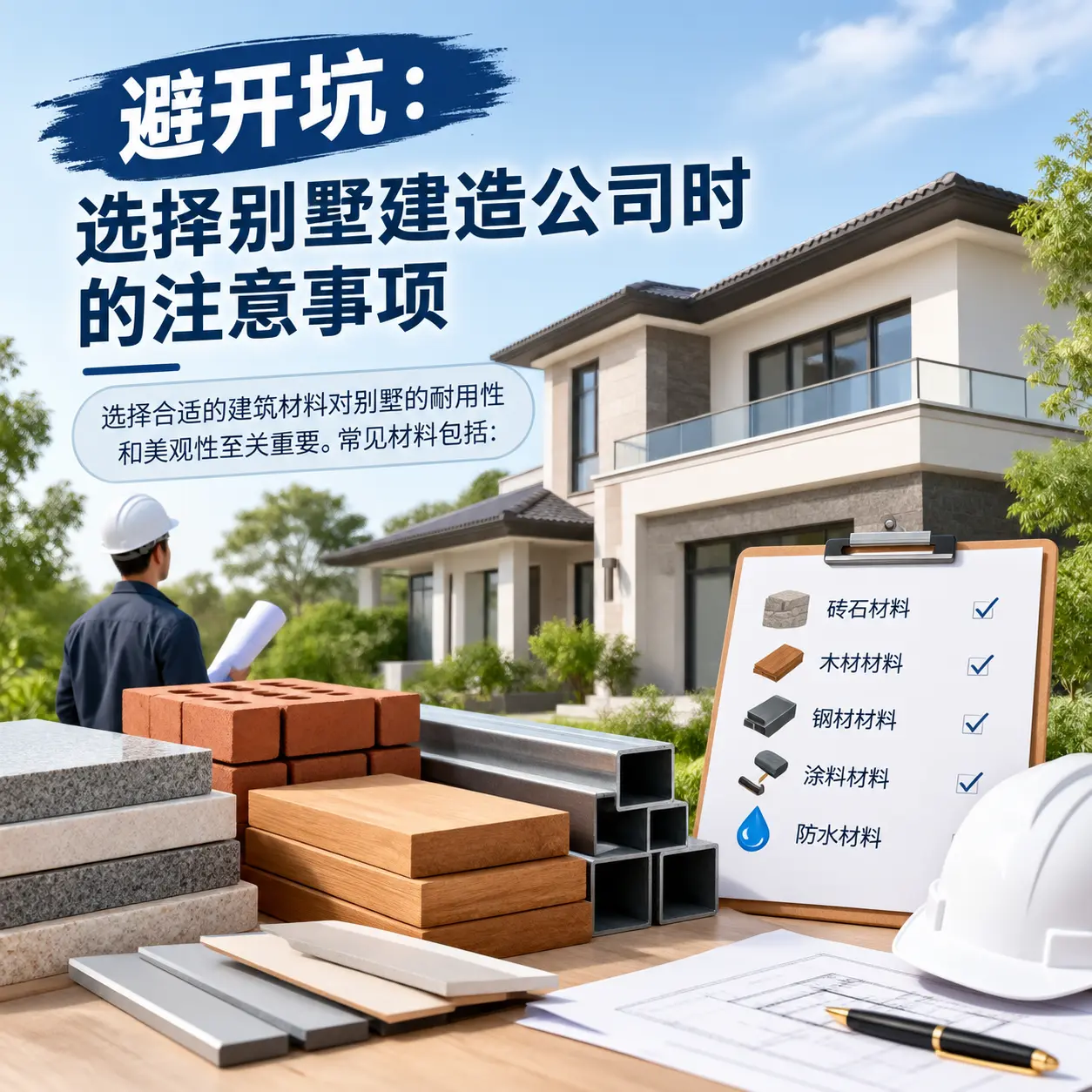 避开坑:选择 晴隆 别墅建造公司时的注意事项