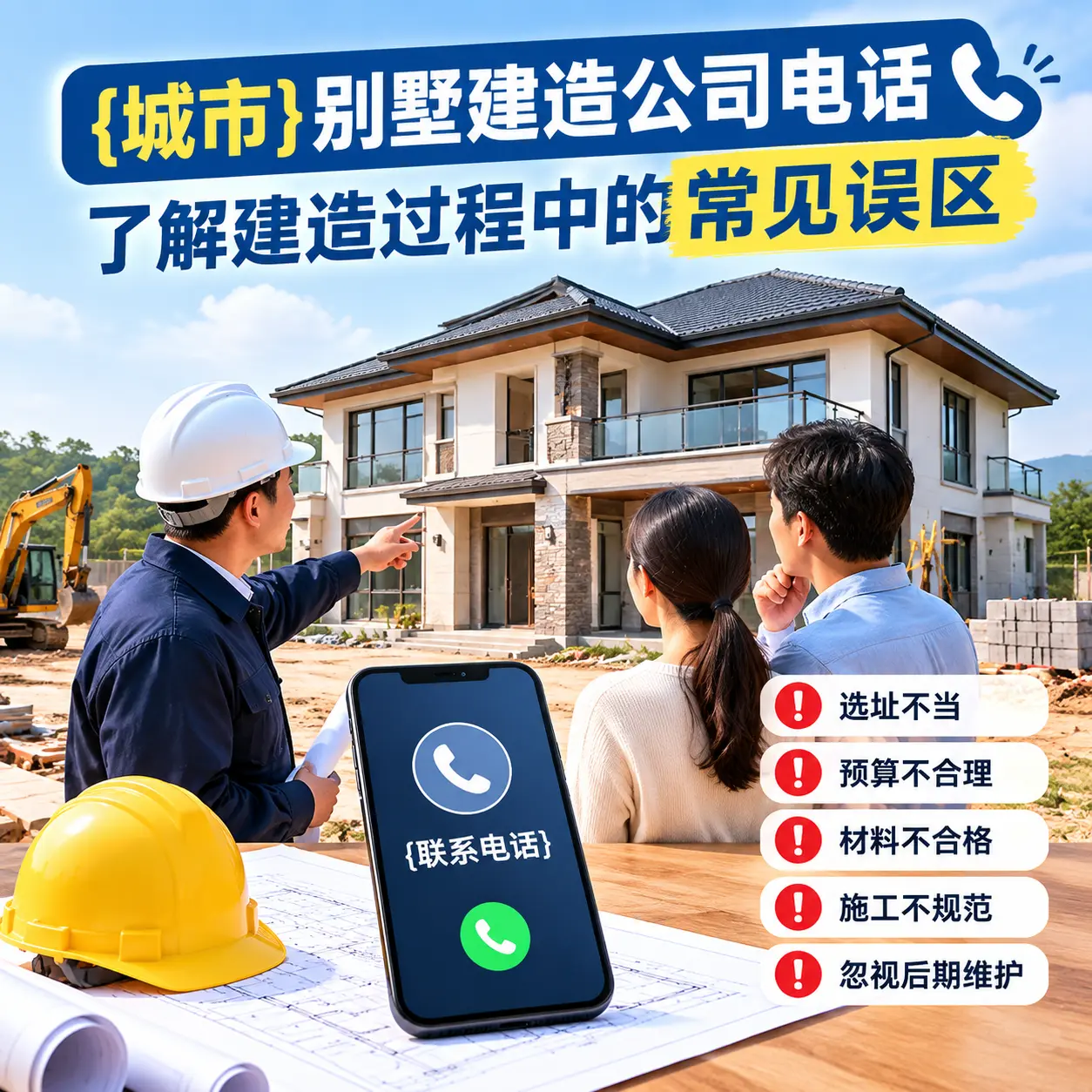 晴隆别墅建造公司电话，了解建造过程中的常见误区